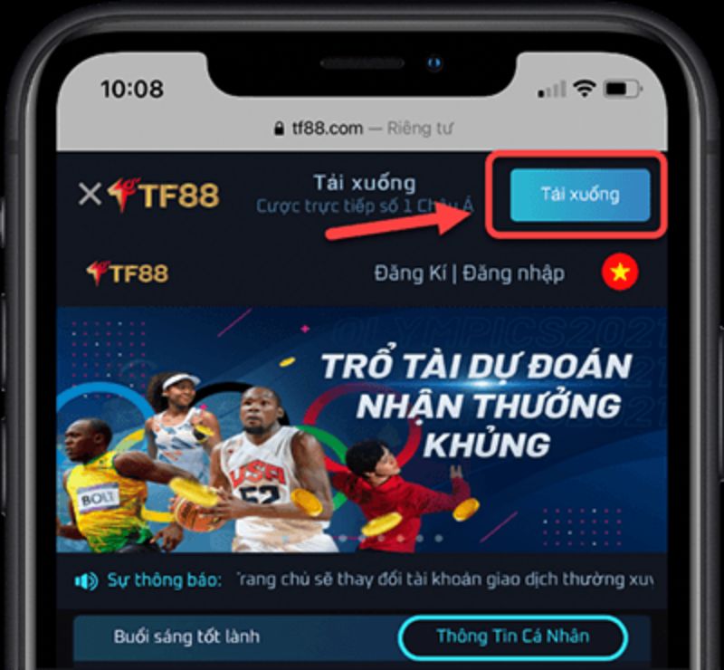 App TF88 - ứng dụng cá cược hấp dẫn